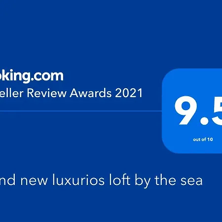 בית נופש Brand New Luxurios Loft By The Sea